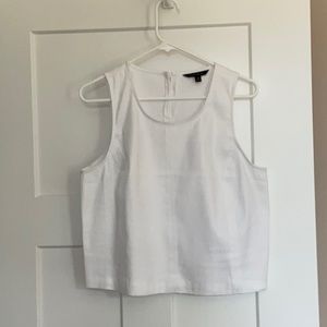 Banana Republic white top, size M, button detail on the back.  Never worn